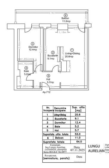 Apartament 2 camere, balcon 11 mp, încălzire geotermală – First Estates Pipera - 20