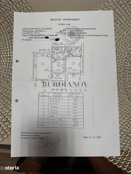 Apartament cu 2 camere decomandat, mobilat în Giurgiului