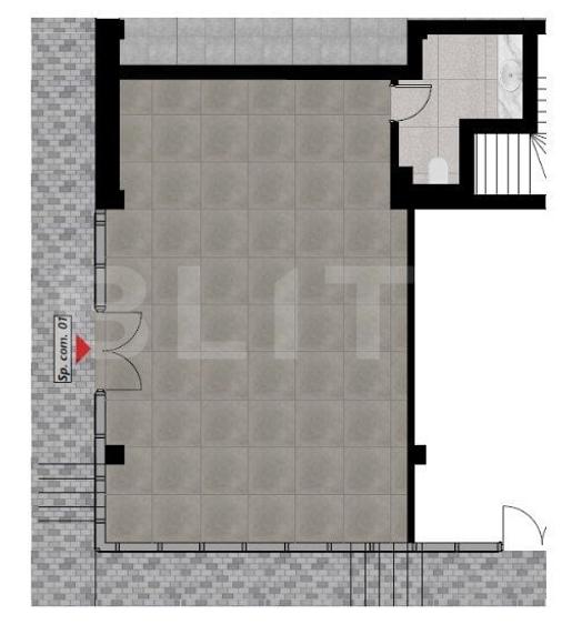 Spațiu comercial, de 66.959999084473 mp, în Dacia