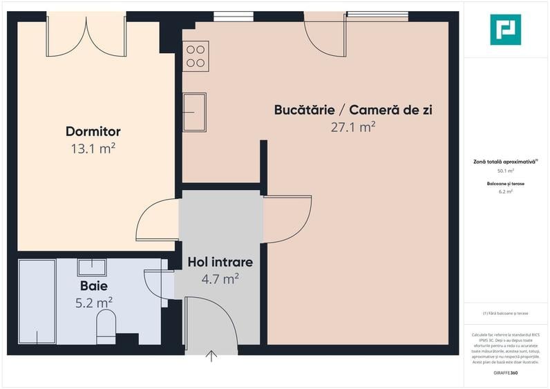 Apartament cu 2 camere decomandat, mobilat în Ciarda Roșie