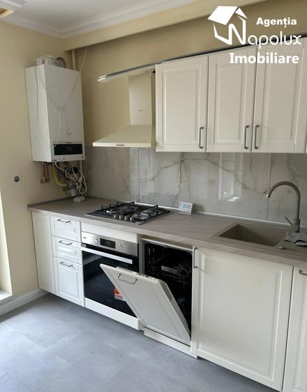 Apartament cu 2 camere semidecomandat, mobilat în Borhanci