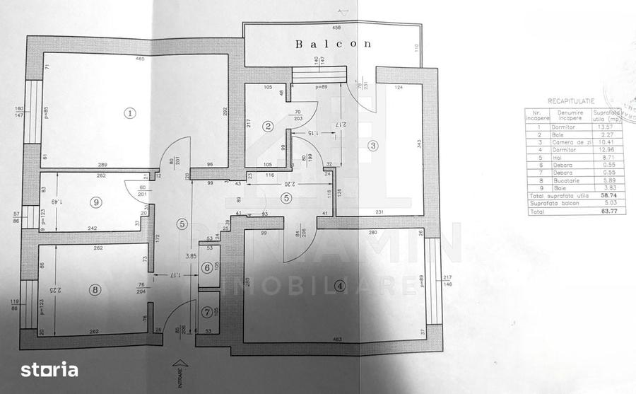Apartament cu 3 camere decomandat în Brazda lui Novac