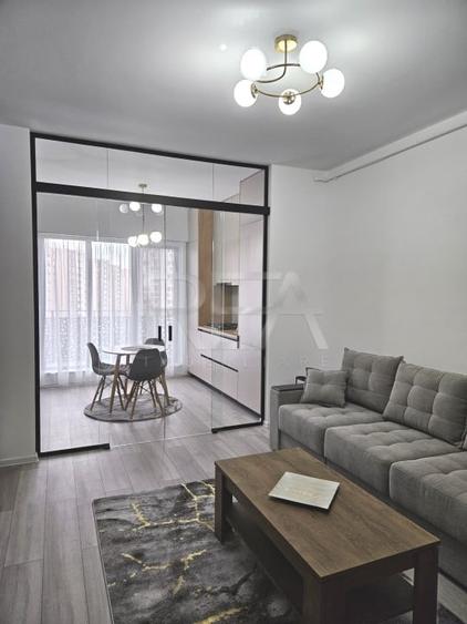 Apartament cu 2 camere semidecomandat, mobilat în Theodor Pallady