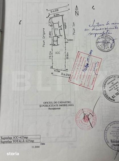 Teren cu constructie, 429 mp, zona Bradesti - 1