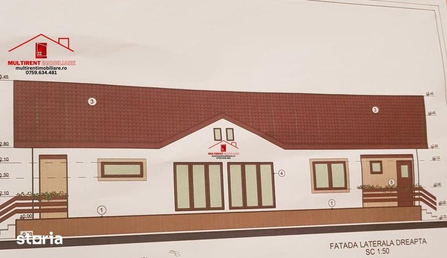 Casă cu 4 camere cu Teren 554 Mp în Babadag