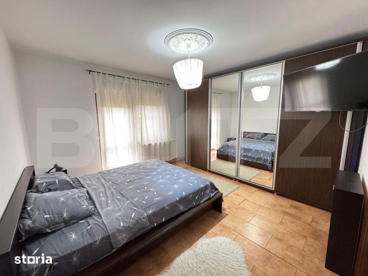Apartament cu 3 camere semidecomandat, mobilat în 1 Mai