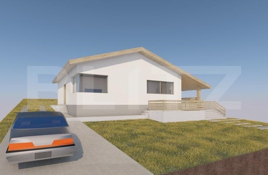 Casă individuală cu 4 camere cu Teren 800 Mp în Bod