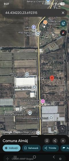 Teren intravilan suprafata mare -PUZ + PUG Craiova/Almaj - pana la 60.000mp