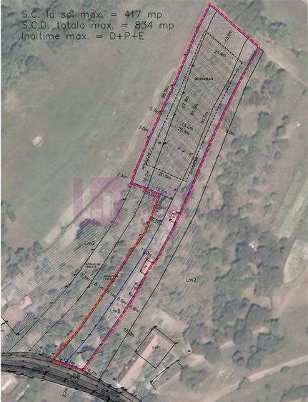 Teren Construcții intravilan de 3240 mp, în Vale
