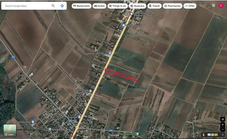 Teren intravilan de 5000 mp, în Călugăreni