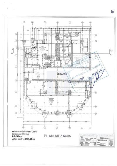 Spațiu comercial, de 737 mp, în P-ța Unirii