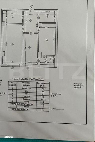 Apartament 2 camere | 72 mp | Loc de parcare | Complex Rasarit de Soar - 2