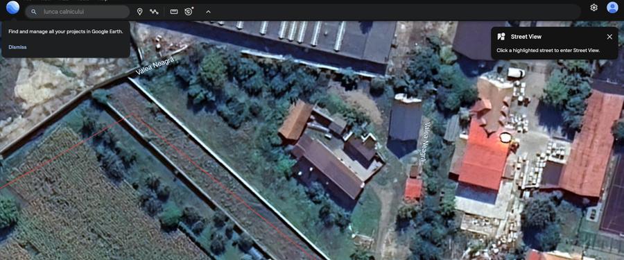 Teren Construcții intravilan de 800 mp, în Lunca Calnicului