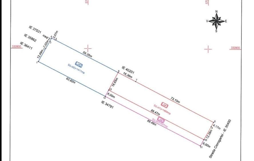 Teren intravilan 1.484 mp Bacu utilita?i la poarta posibilitate 4 - 1
