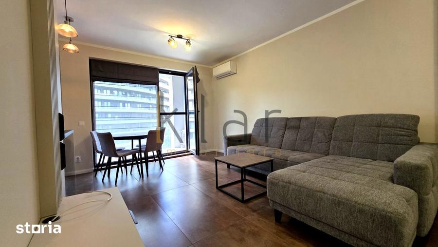 Apartament cu 2 camere semidecomandat, mobilat în Plopilor