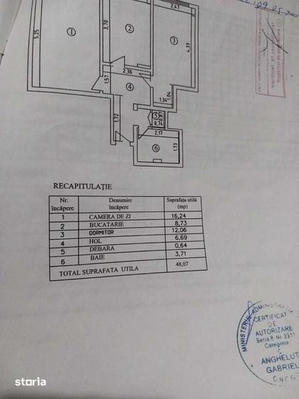 Apartament cu 2 camere decomandat în Central