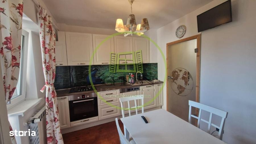 Apartament cu 3 camere decomandat, mobilat în Nord