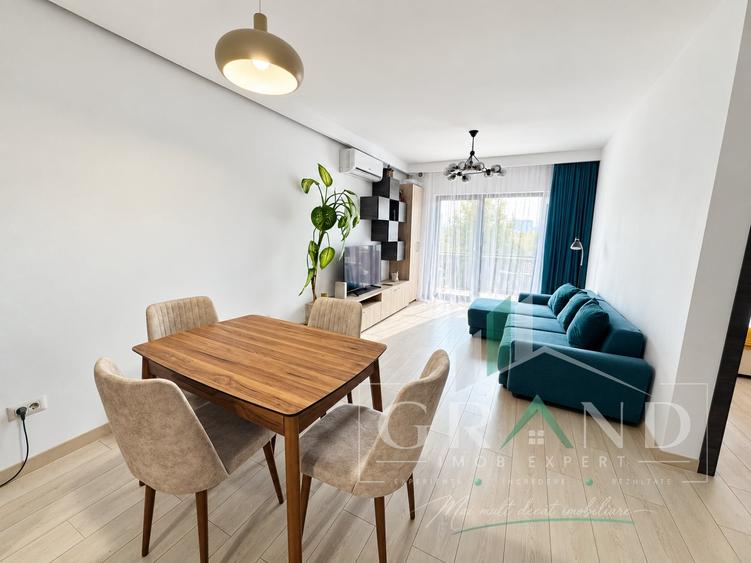 Apartament cu 2 camere semidecomandat, mobilat în Mărăști