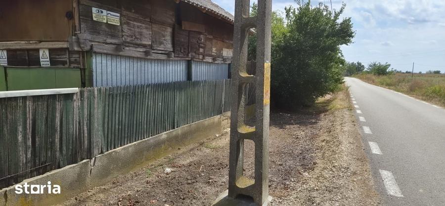 Teren de vanzare 1300mp, acces asfaltat, cu casa batrneasca, leordeni - 9