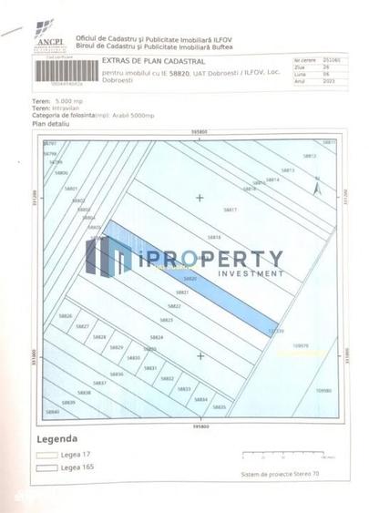 Dobroesti Teren 5.000 mp | Deschidere 20 ml | Urbanism de Informare - 2