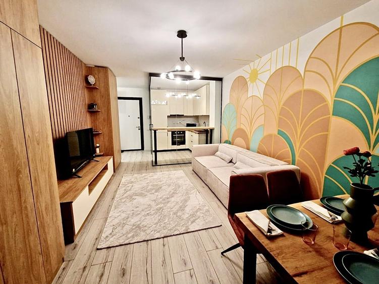 Apartament cu 2 camere semidecomandat, mobilat în Colentina