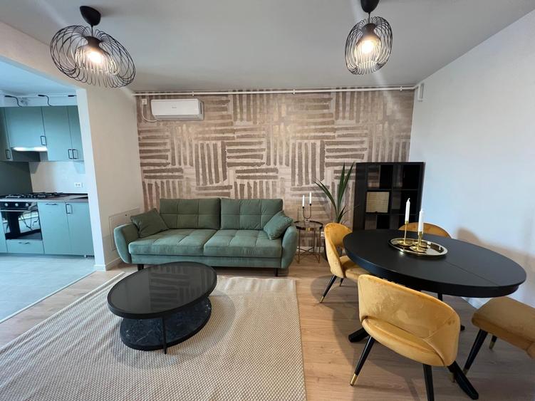 Apartament cu 2 camere decomandat, mobilat în Theodor Pallady