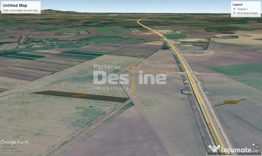 Teren de 41225 mp, în Dumbrava