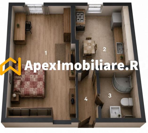 Garsonieră în Giurgiului