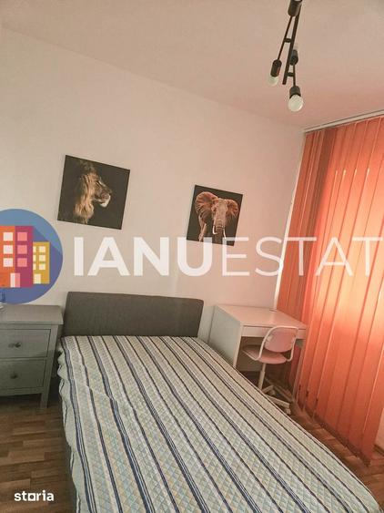 Apartament cu 3 camere semidecomandat în Tineretului