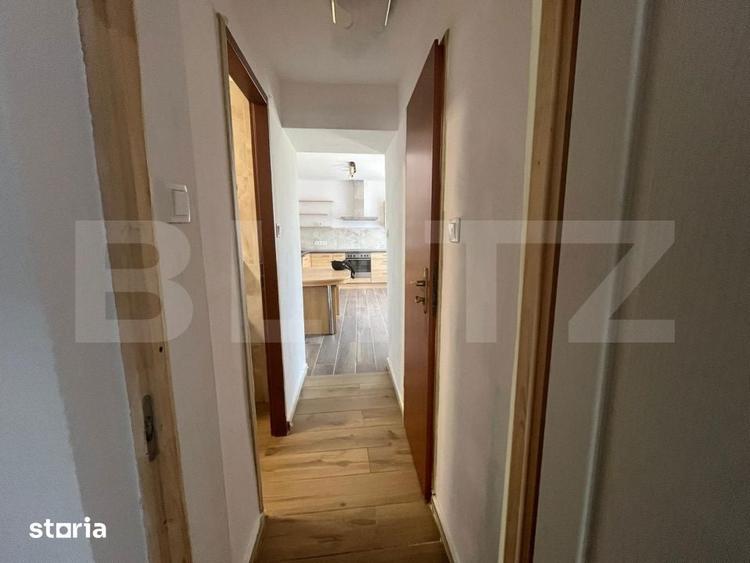 Casa de inchiriat, 110 mp, 2 dormitoare, curte si parcare, Calea Cluju - 17