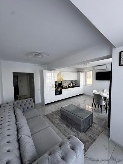 Apartament cu 2 camere semidecomandat, mobilat în Voluntari