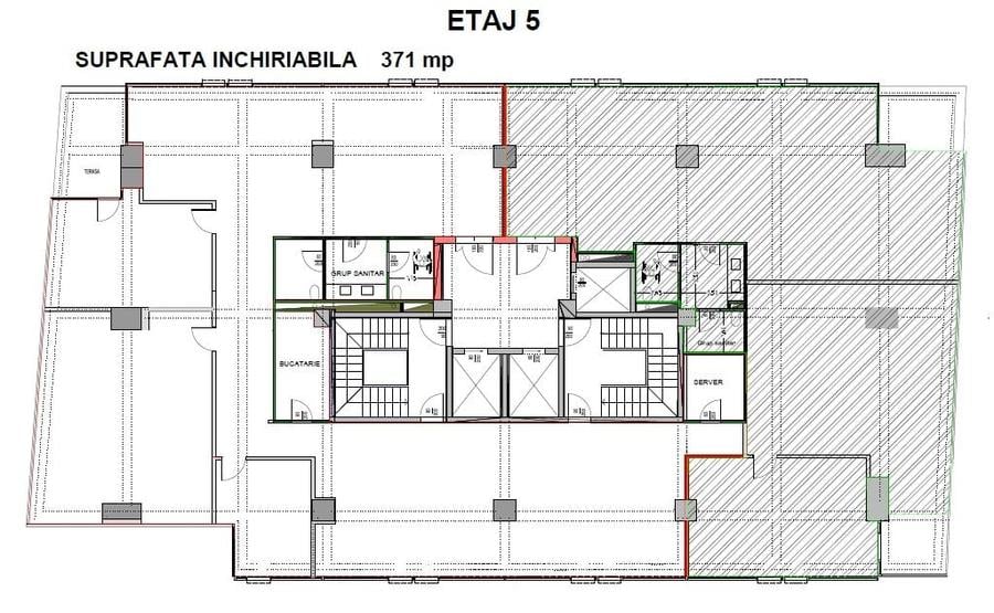 Birou, de 4,700 mp, în Cotroceni
