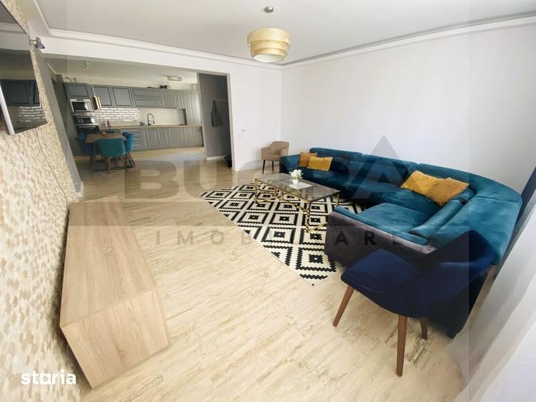Apartament cu 4 camere, mobilat în Borhanci
