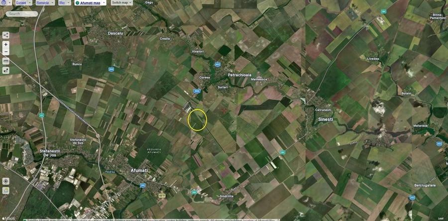 Teren agricol extravilan de 30700 mp, în Afumați
