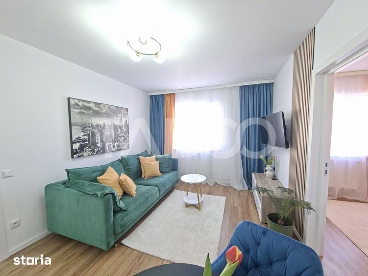 Apartament cu 2 camere nedecomandat, mobilat în Mihai Viteazul
