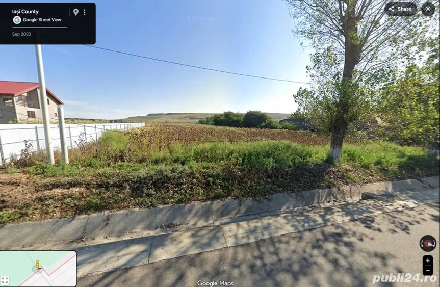 Teren de 9000 mp, în Hărmăneștii Noi