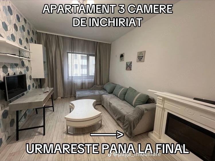 Apartament cu 3 camere decomandat în Central