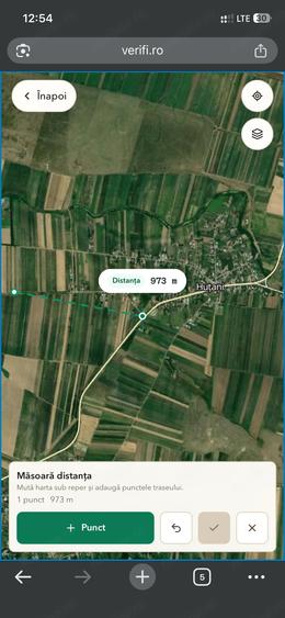 Teren de 6700 mp, în Huțani