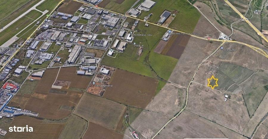De vanzare 10.000 mp teren agricol intravilan, mun. Sibiu - 1