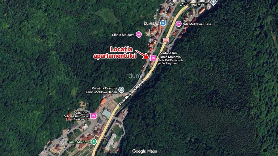 Apartament decomandat doua camere Slanic Moldova