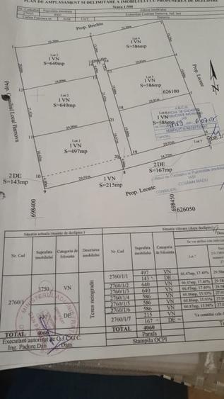 Teren Construcții intravilan de 586 mp, în Bârnova