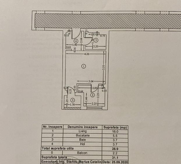 Garsonieră decomandată în Chiajna