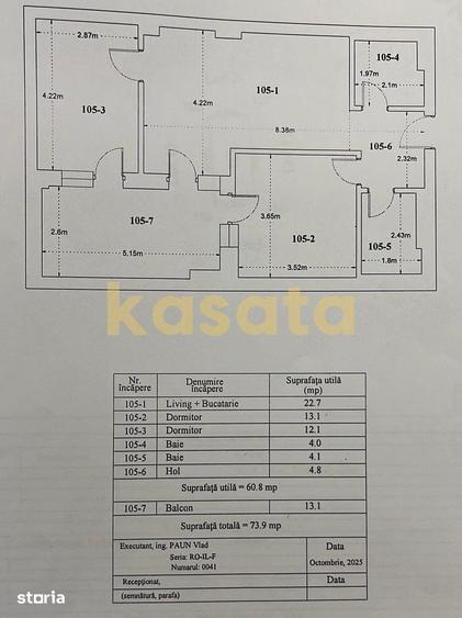 Apartament premium 3 camere | Bloc 2025 | 2 bai | - 3