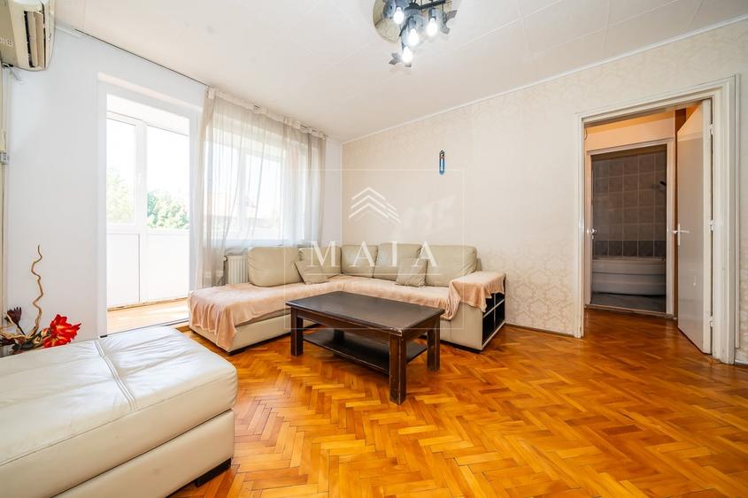 Apartament cu 3 camere decomandat, mobilat în Central