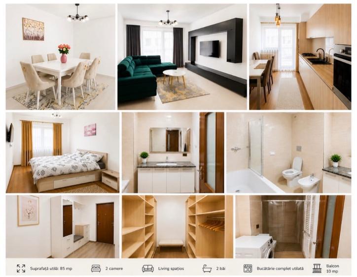 Apartament 2 camere | 85 mp | Balcon 10 mp | Zona Tractorul - 1