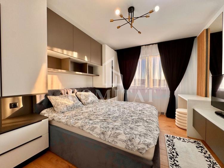 Apartament cu 3 camere decomandat, mobilat în Dâmbul Rotund