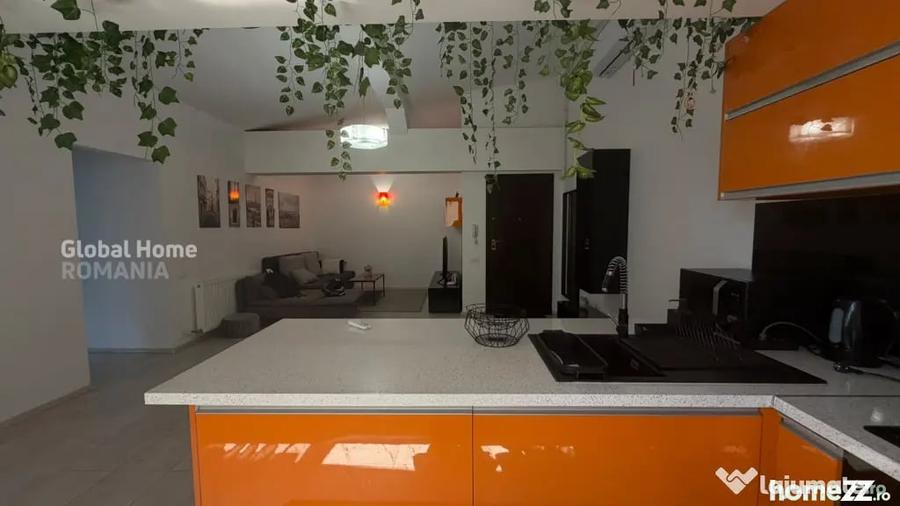 Apartament cu 2 camere semidecomandat în Băneasa