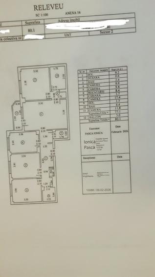 Apartament cu 4 camere semidecomandat în Moșilor