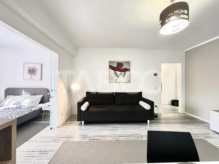 Apartament cu 2 camere semidecomandat, mobilat în Plopilor