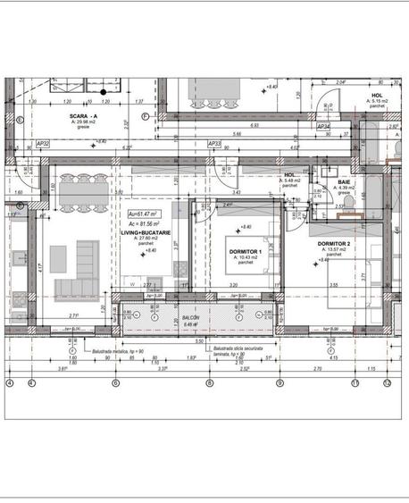 Apartament cu 3 camere în Central